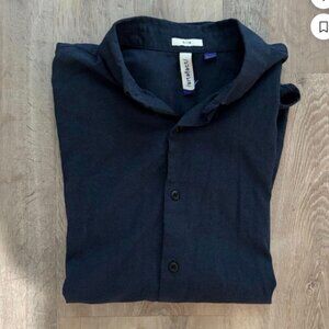 /artefact Meta Modern Slim Fit Textured Button Up Shirt - $30